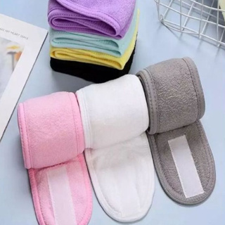 Kit 3 Faixa de cabelo Atoalhada para Limpeza Facial Maquiagem em Oferta na Shopee