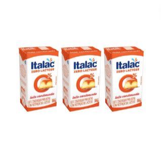 Kit C/3 Leite Condensado Italac Zero Lactose 395g