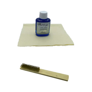 Kit Limpa Pratas 35ml + Flanela Mágica + Escova De Latão em Oferta na Shopee