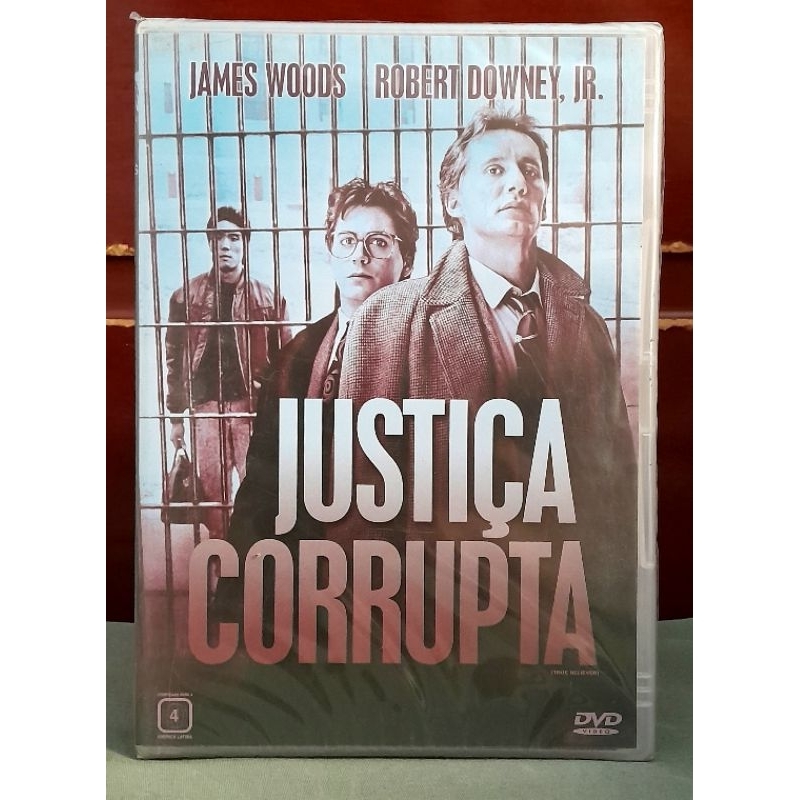 Dvd Justiça Corrupta - Robert Downey Jr., James Woods (Novo/Original/Lacrado)