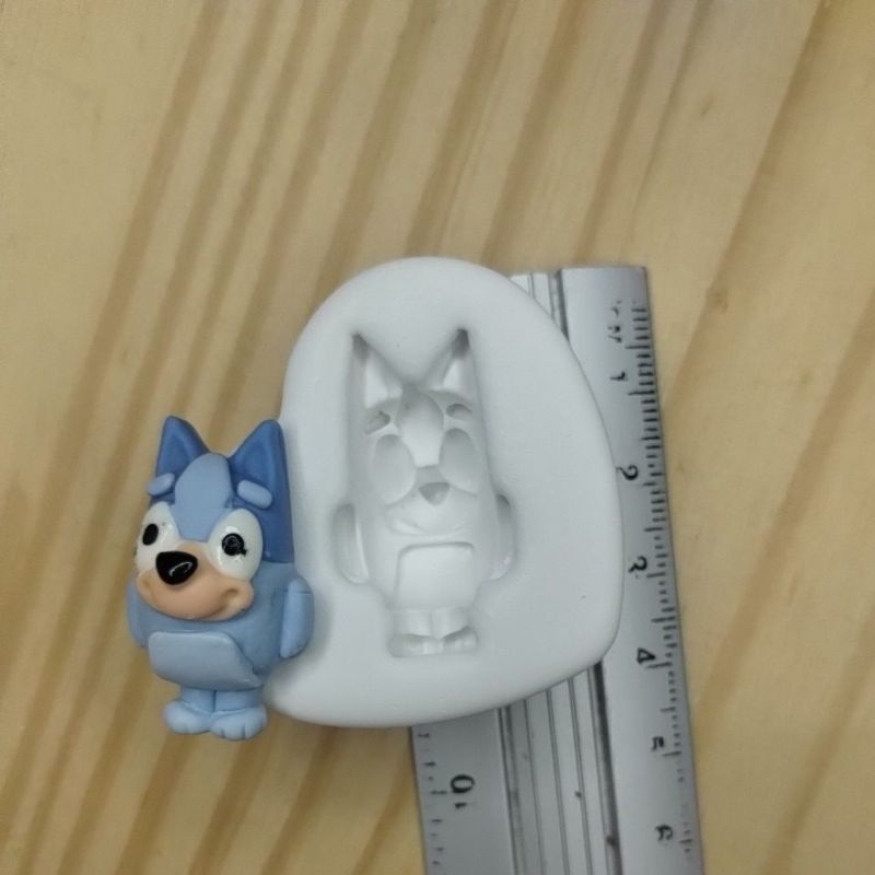Molde de silicone para aplique de Biscuit mini doguinho bluey