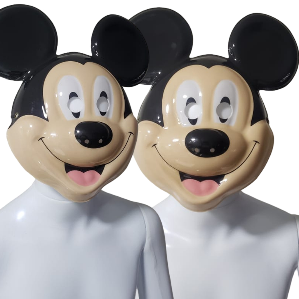 Mascara Elásticas Infantil Mickey Plástico P/ Fantasia Festas Aniversario Carnaval em Oferta na Shopee