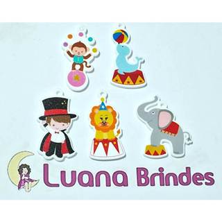 Pingente Circo Acrílico U.v Pacotes com 5 Variados em Oferta na Shopee