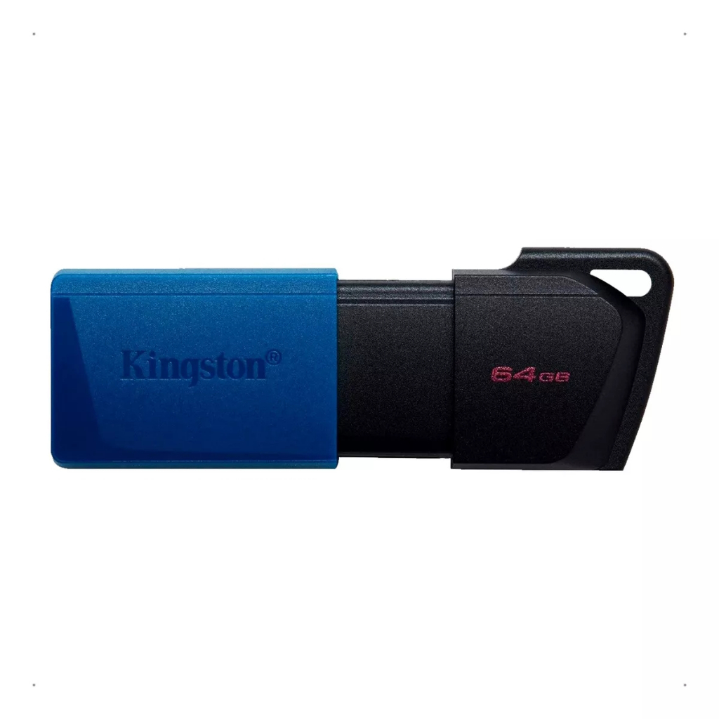 Pen Drive 64GB Kingston, USB 3.2, DataTraveler Exodia M, Preto e Azul - DTXM/64GB - detalhe