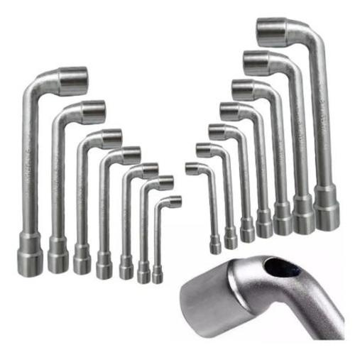 Chave Biela Tipo L com furo profissional diversos tamanhos 8 x 22 mm Fertak em Oferta na Shopee