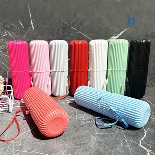 Estojo Porta Escova e Pasta Dental Plástico Multiuso para Viagem Viagem Bolsa Escola Colo…