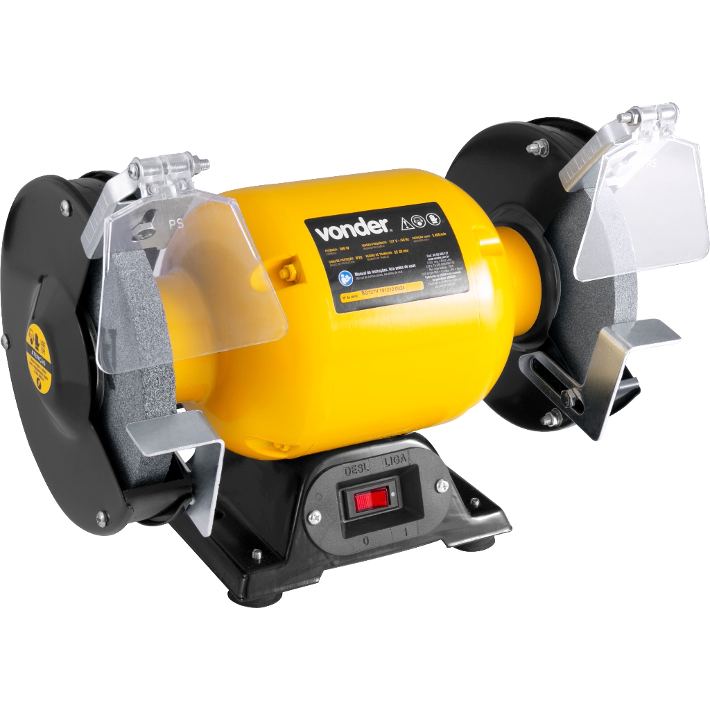 Motoesmeril 6'' Vonder 360w 110V ou 220V Oferta Moto Esmeril de mesa Bancada