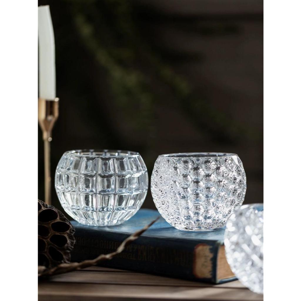 Castiçal De Vidro Porta Vela Decorativo Porta Vela em Oferta na Shopee