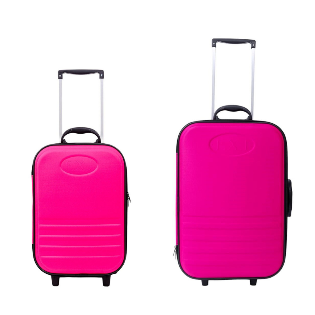 Kit Mala De Bordo Pequena 10 kg e Mala De Viagem Média 23 kg