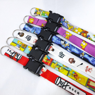 Cordão Tirante para Chave Crachá de Menino Simpson Garfield Sonic Lilo Stitch Umbrella Naruto em Oferta na Shopee