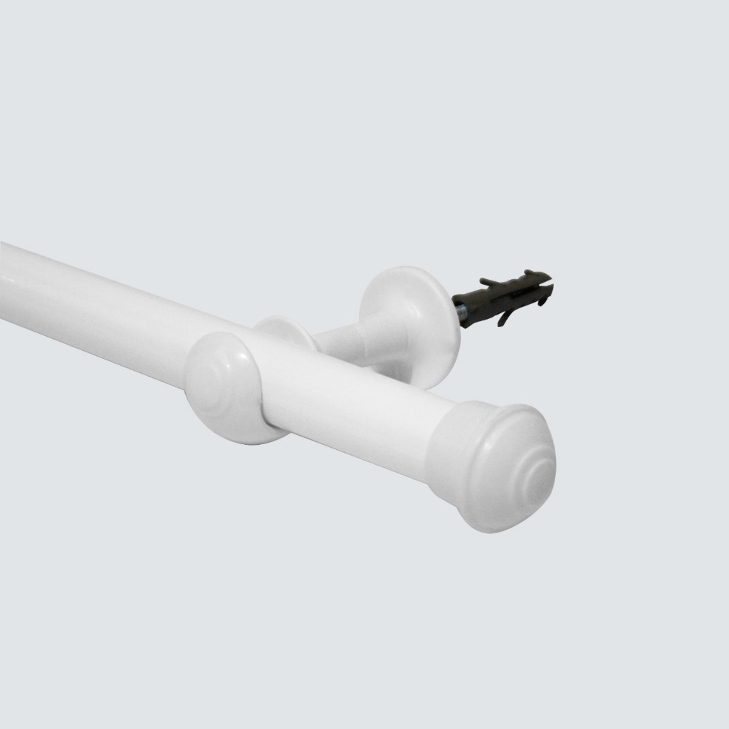 Varão de cortina de Aço 2,0 metros 19mm (fino) várias cores - Bastão de cortina Aço Ferro em Oferta na Shopee