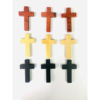 Pingente Cruz de Madeira Natural em Oferta na Shopee