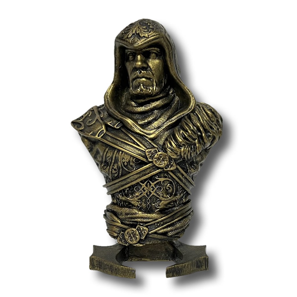 Busto Ezio Auditore - Assassins Creed em Resina - Colecionável do Assassins Creed