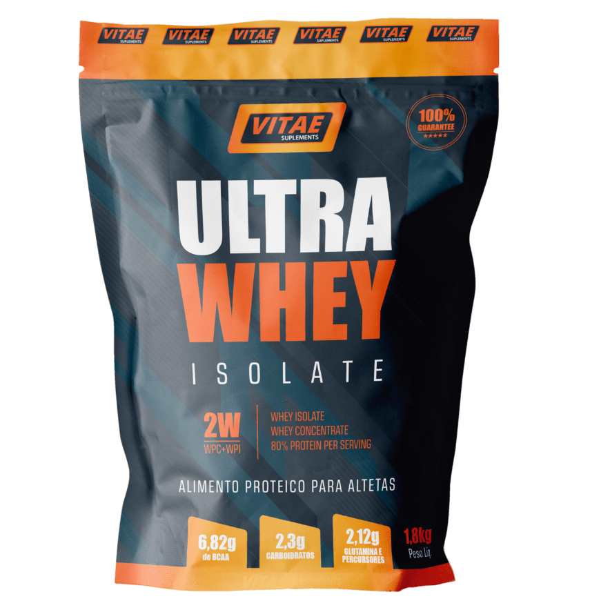 Ultra Whey Protein Isolate Vitae 1.8kg Refil em Oferta na Shopee