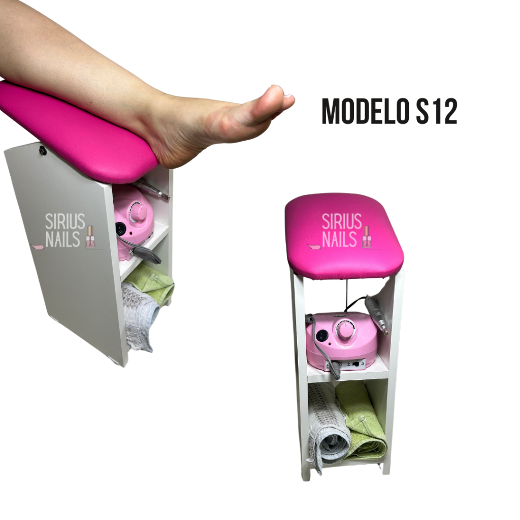 Suporte Para os Pés Pedicure Podologia Manicure em MDF Modelo S12