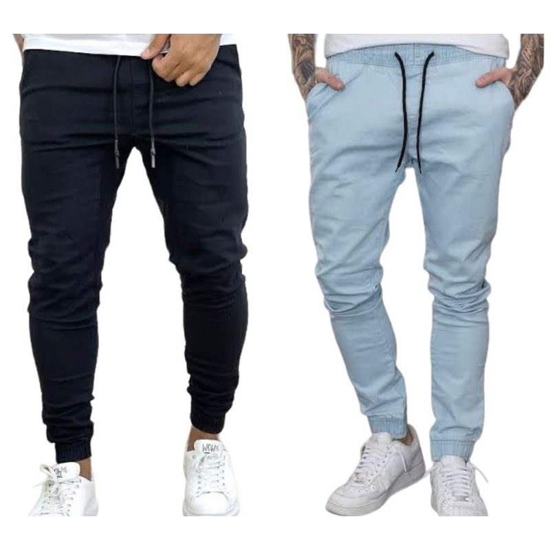 Kit com 2 Calças Masculinas Jogger