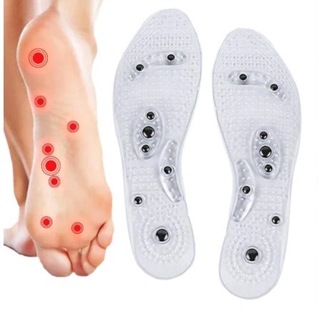 Palmilha Magnetica Pontos Acupuntura Ortopedica Ativa Circulação Alívio Dores Cansaço Pés em Oferta na Shopee