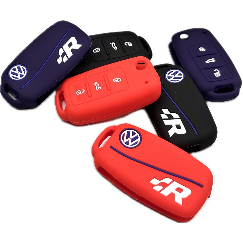 Capa Silicone Chave Volkswagen R-line Up Gol Fox Voyage Golf mk5 Golf mk6
