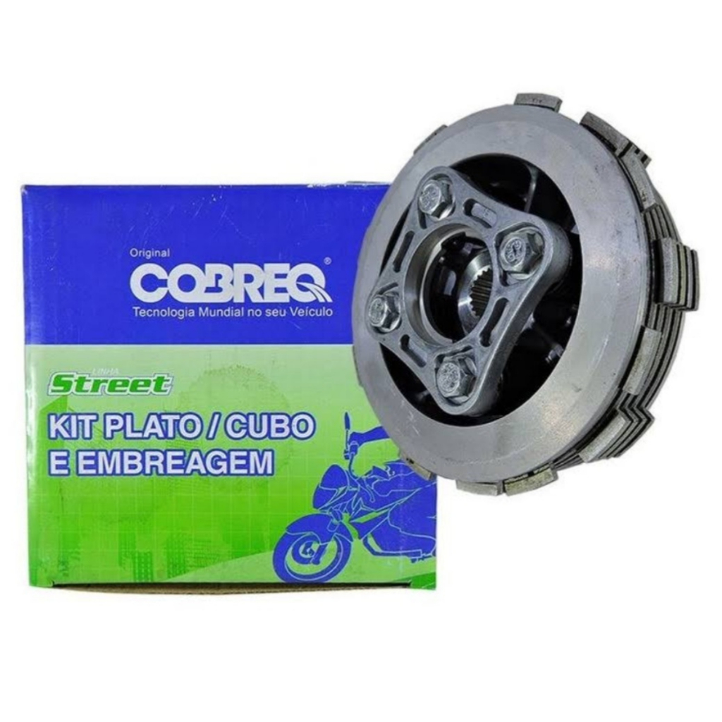 Kit Embreagem Completo Honda BROS 150 2004 a 2015 + CG 125 150 FAN TITAN 2004 a 2018 Cobreq Original