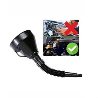 Funil Plástico Com Mangueira Sanfonada Com Alça Automotivo Óleo Combustível Mecânica em Oferta na Shopee