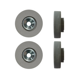 4 Roldanas reta 25Mm RR037 p/ Trilho reto de janelas, box de chuveiro, armários em Oferta na Shopee