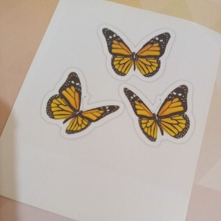 Adesivo/Sticker borboletas amarelas