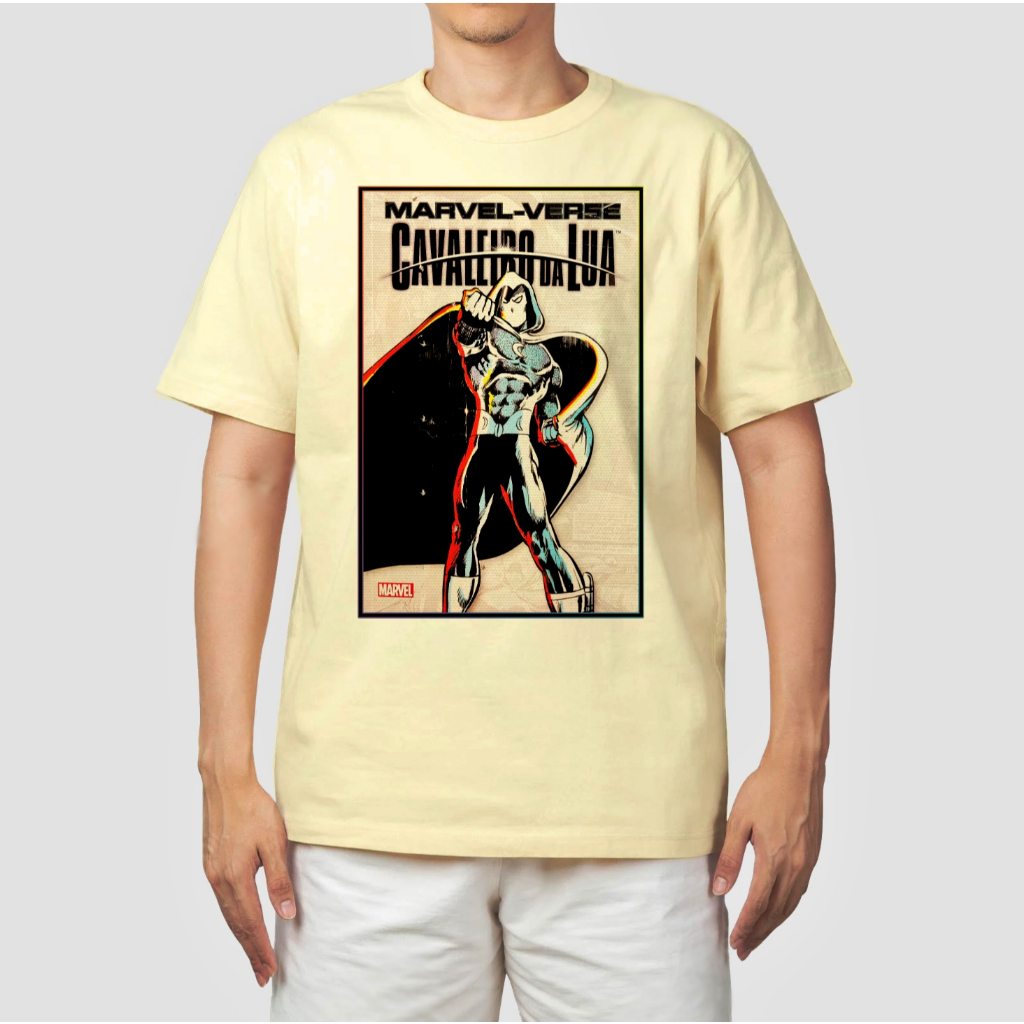Camiseta camisa cavaleiro da lua Moon Knight homem de ferro hulk anime filme