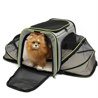 Bolsa Pet Expansível Transporte Viagem Avião Cabine Cachorros e Gatos Cinza em Oferta na Shopee