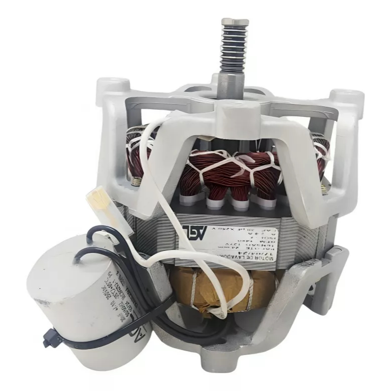 Motor Para Tanquinho New Maq 12kg 110v Polia No Eixo