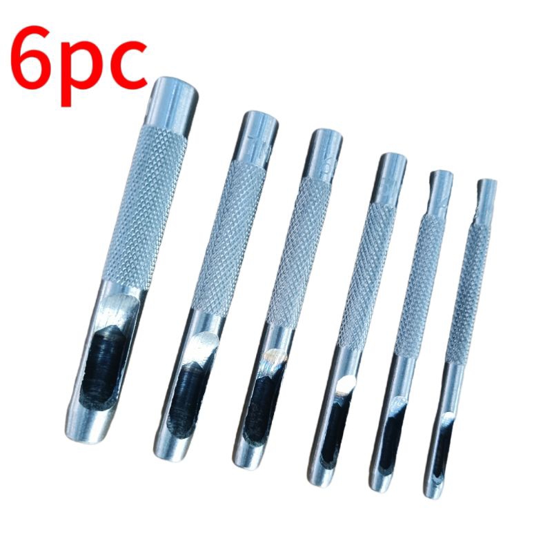 Kit 6 Pecas Furador de Couro-ID-14959 em Oferta na Shopee