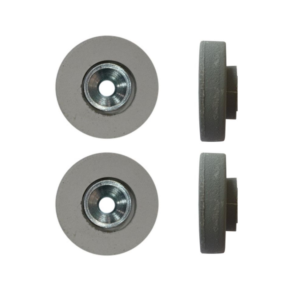 Roldana reta 25mm de diâmetro para janelas, box acrílicos 4un sem chapa RRC037 em Oferta na Shopee