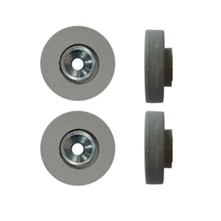 Roldana reta 25mm de diâmetro para janelas, box acrílicos 4un sem chapa RRC037 em Oferta na Shopee