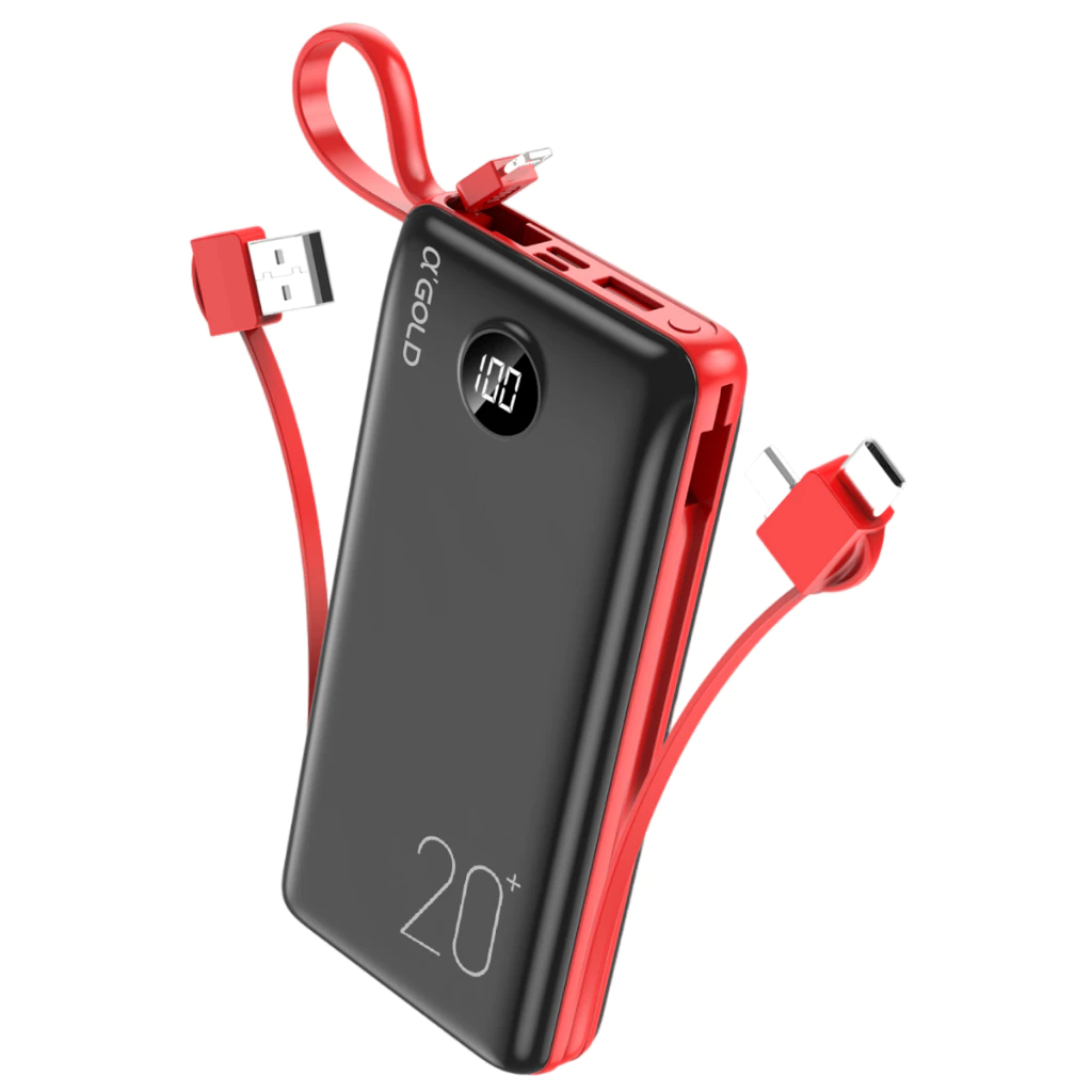 Carregador Portátil Bateria Power Bank 20000mah  PN-959 GT-959 em Oferta na Shopee