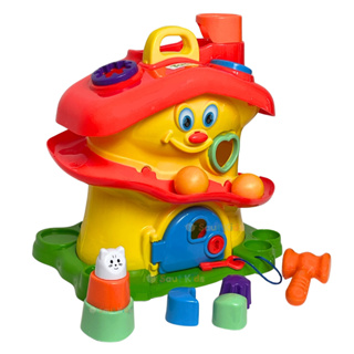 Brinquedo Didático Bebê Casinha De Atividades Infantil 11 Peças Formas Encaixar Pedagógico Educativo em Oferta na Shopee