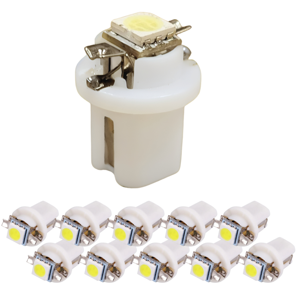 Kit 10 Lampada T5 B8.5 D 1 Led Branco 12v em Oferta na Shopee