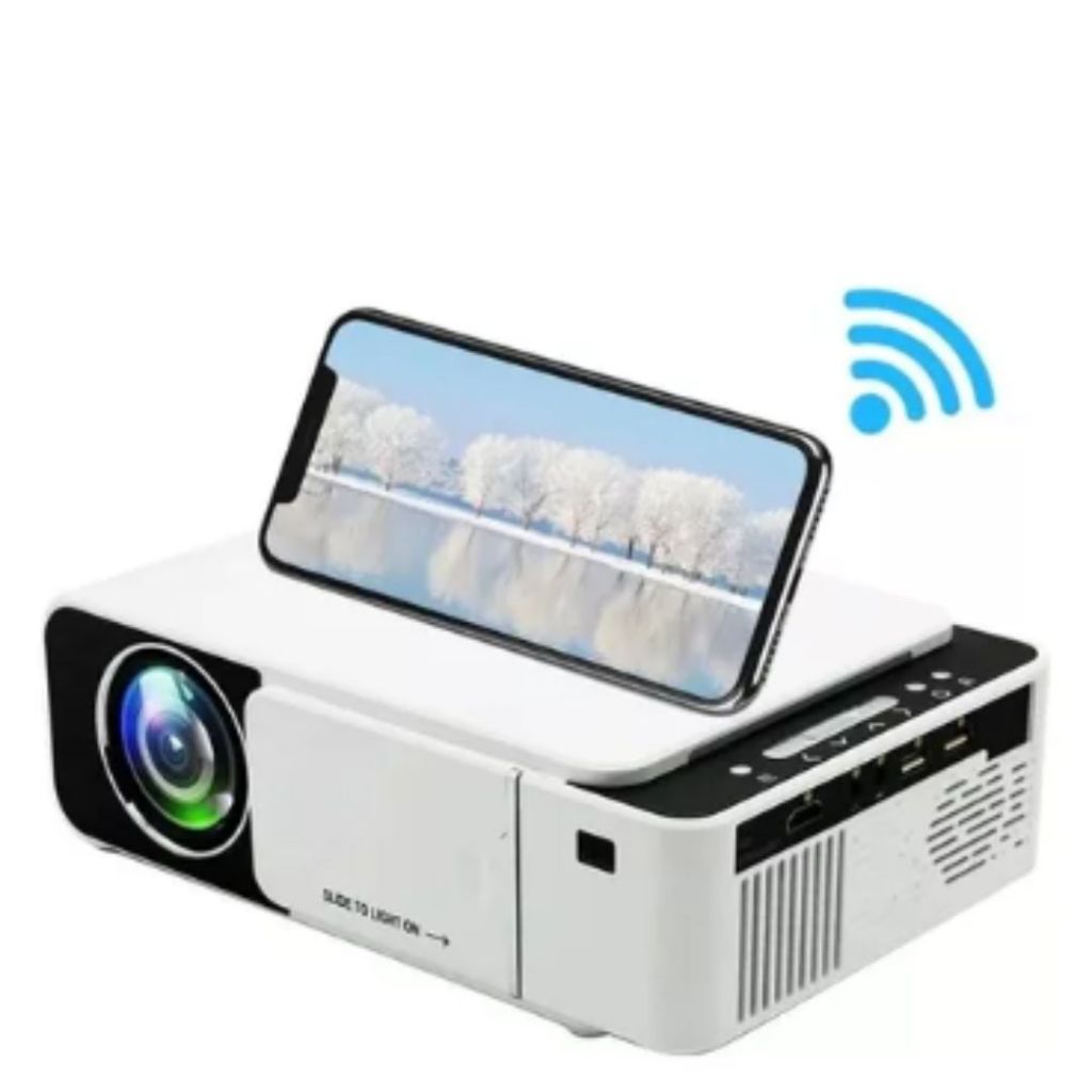 Projetor Wi Fi Datashow Retroprojetor Wifi Hdmi Vga Usb Sd