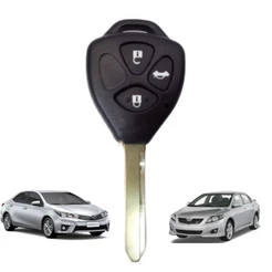 Chave Oca Corolla 3 Botões Modelo Original Lamina + Logo