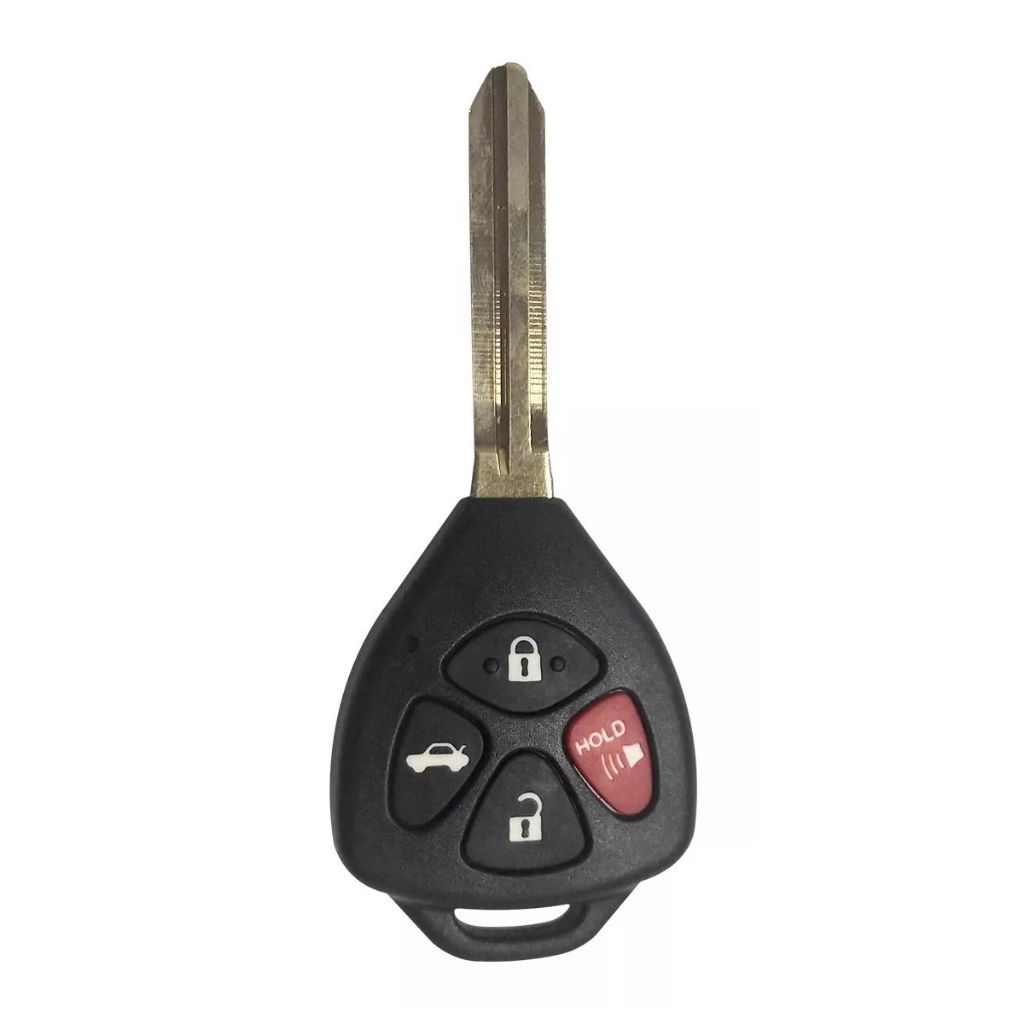 Carcaca Chave 3 Botoes Toyota Corolla Hilux Sw4 + Panico