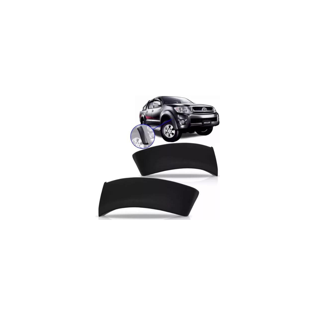Alargador Mold Para choque Hilux Srv 2012 2013 2014 2015