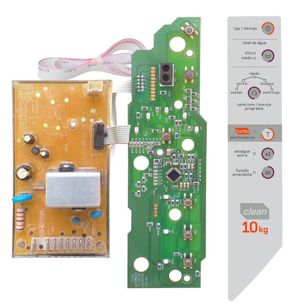 Placa Completa para Lavadora Brastemp BWC10 BWG10 em Oferta na Shopee