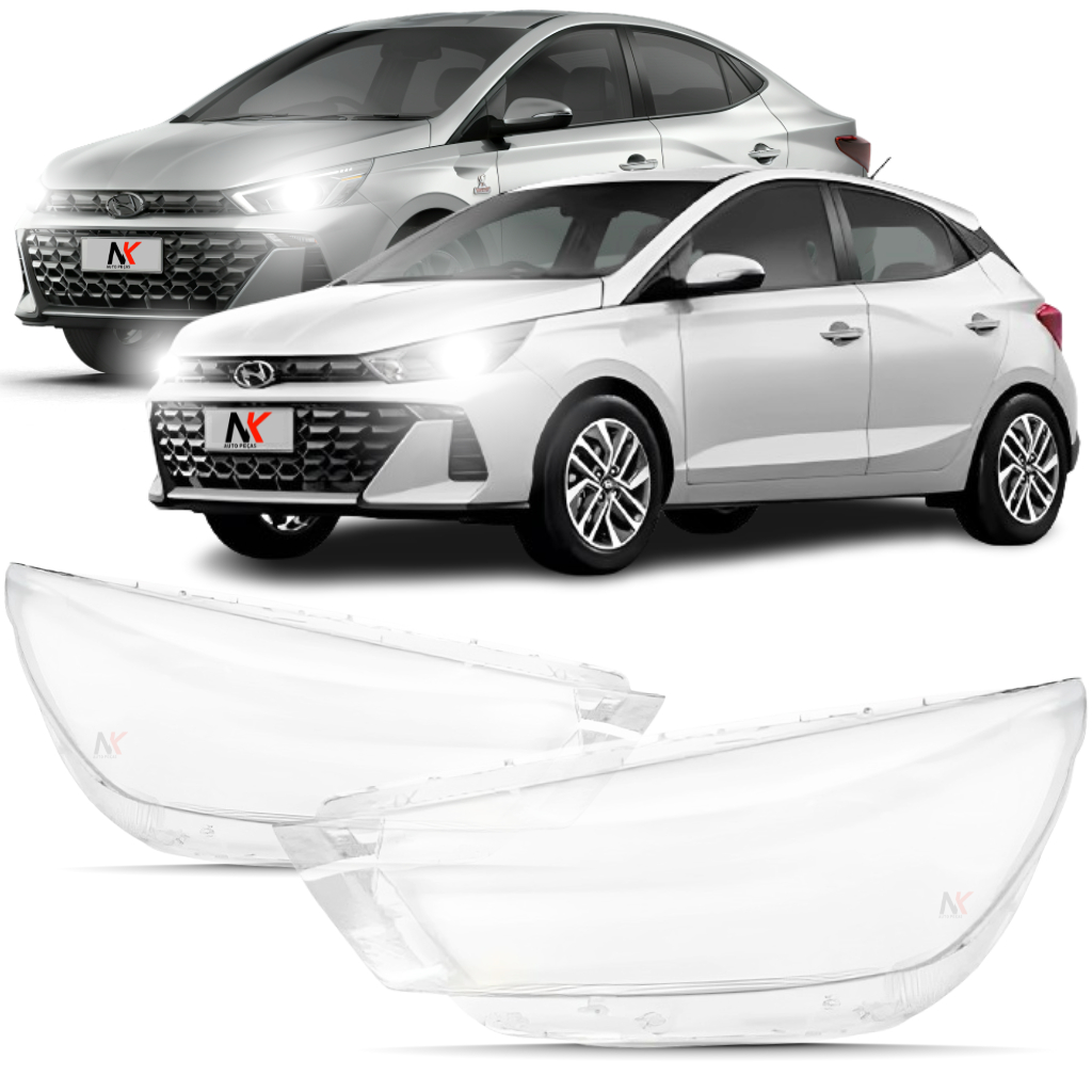 Lente Farol Hyundai HB20 HB20S 2023 2024 Sedan Hatch em Oferta na Shopee