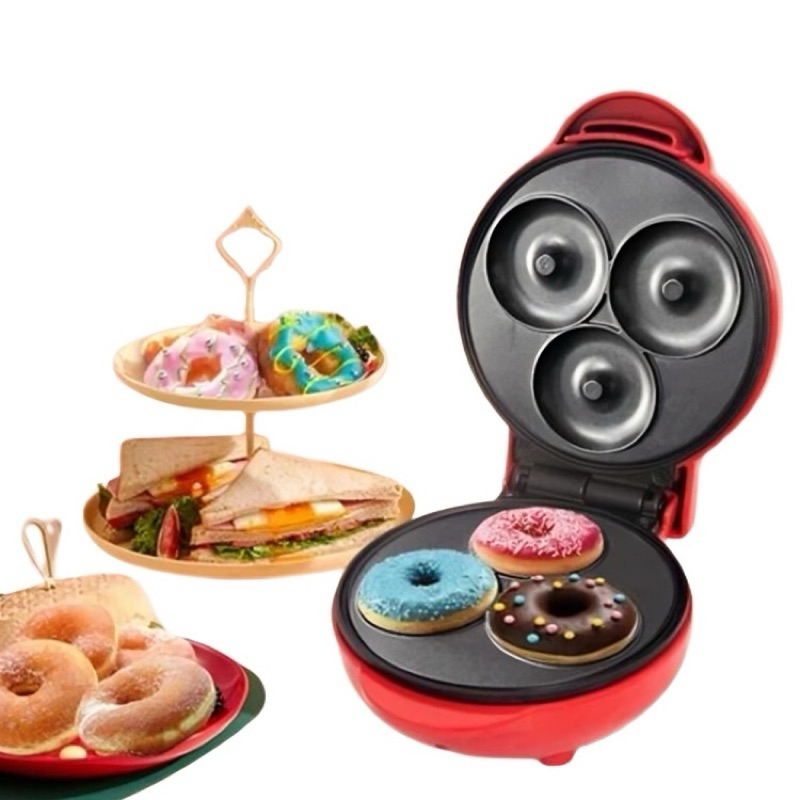 Máquina de Fazer Donuts Rosquinhas Waffle Confeitaria Culinária