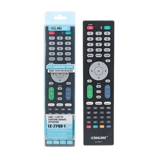 Controle remoto universal LE-7740-1 para Tv Smart Facil configuração