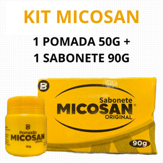 KIT MICOSAN POMADA DE 50g  + SABONETE DE 90G em Oferta na Shopee
