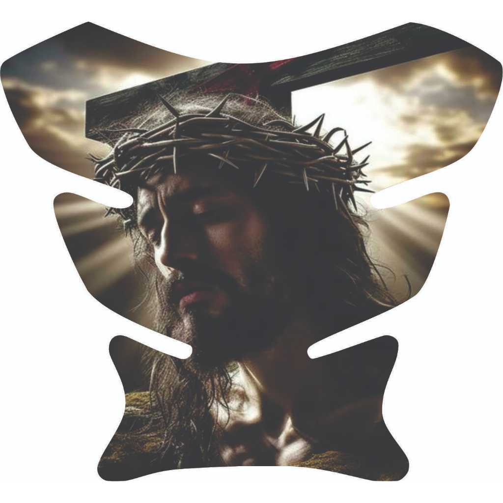 Protetor Para Tanque de Moto Resinado Tankpad Universa Jesus Cristo varios modelos