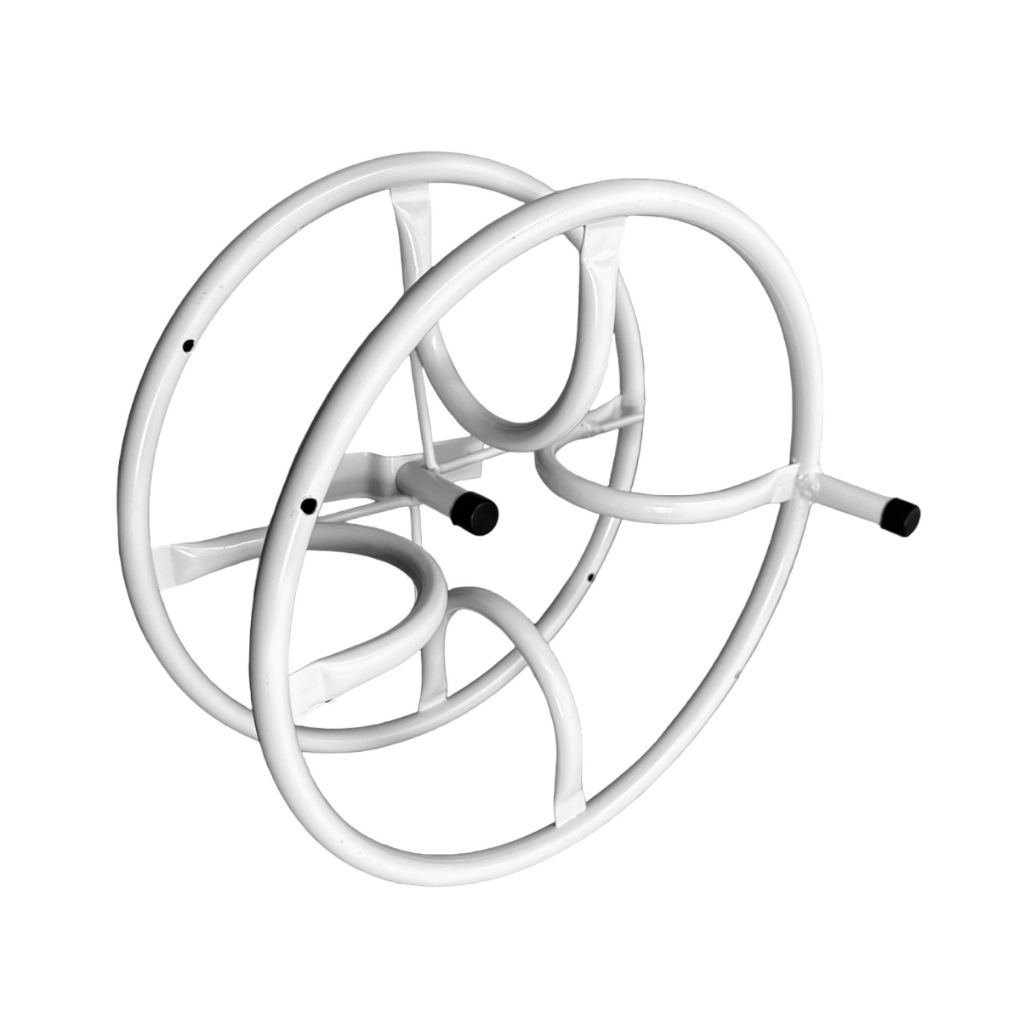 Suporte Enrolador De Mangueira Giratório Jardim Parede Ferro em Oferta na Shopee