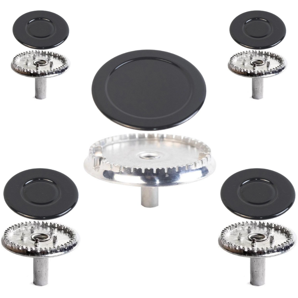 kit 5 bocas para fogões atlas tropical 1 gigante + 2 medias + 2 pequenos