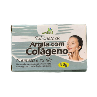 SABONETE DE ARGILA COM COLÁGENO - WEDICAL 90G - (REGISTRO NO MINISTÉRIO DA SAÚDE 2.06.864-01) em Oferta na Shopee