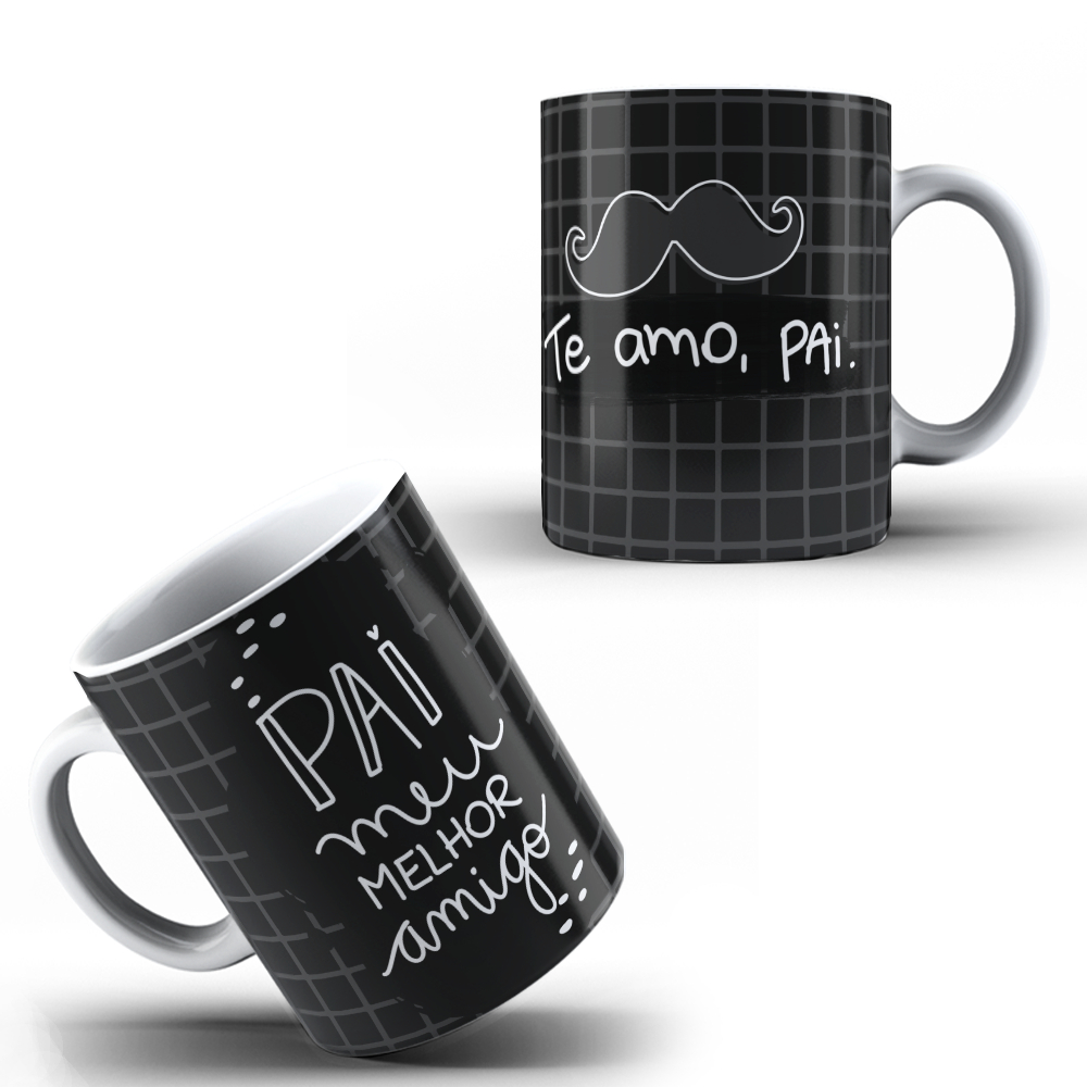 Caneca Xícara Dia dos Pais Personalizada Pai Meu Melhor Amigo Presente Relâmpago — R$ 19,99 em Shopee