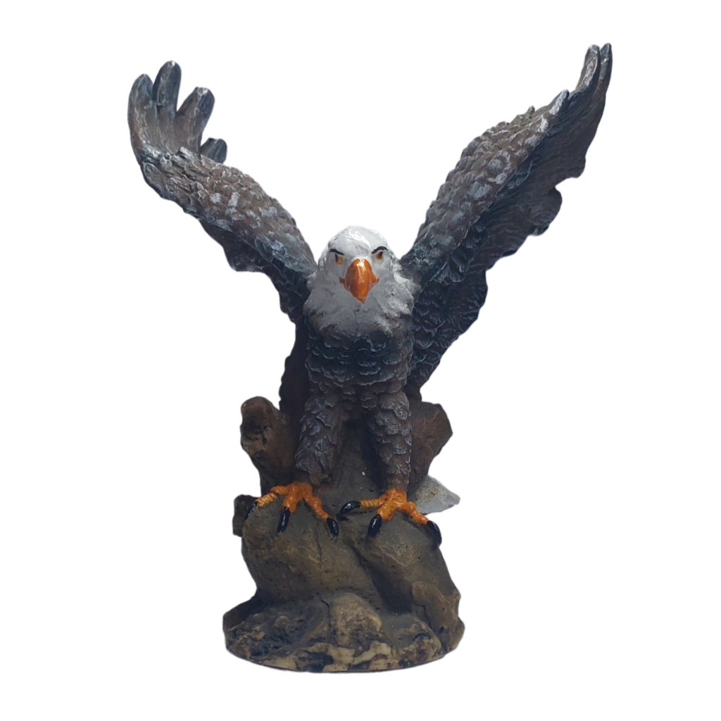 Aguia Asa Aberta Resina Decoração Sala em Oferta na Shopee